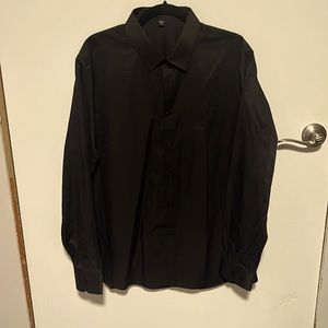 Black buttons down dress shirt